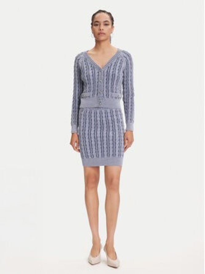 Guess Spódnica mini W5YD68 Z3OU0 Niebieski Regular Fit