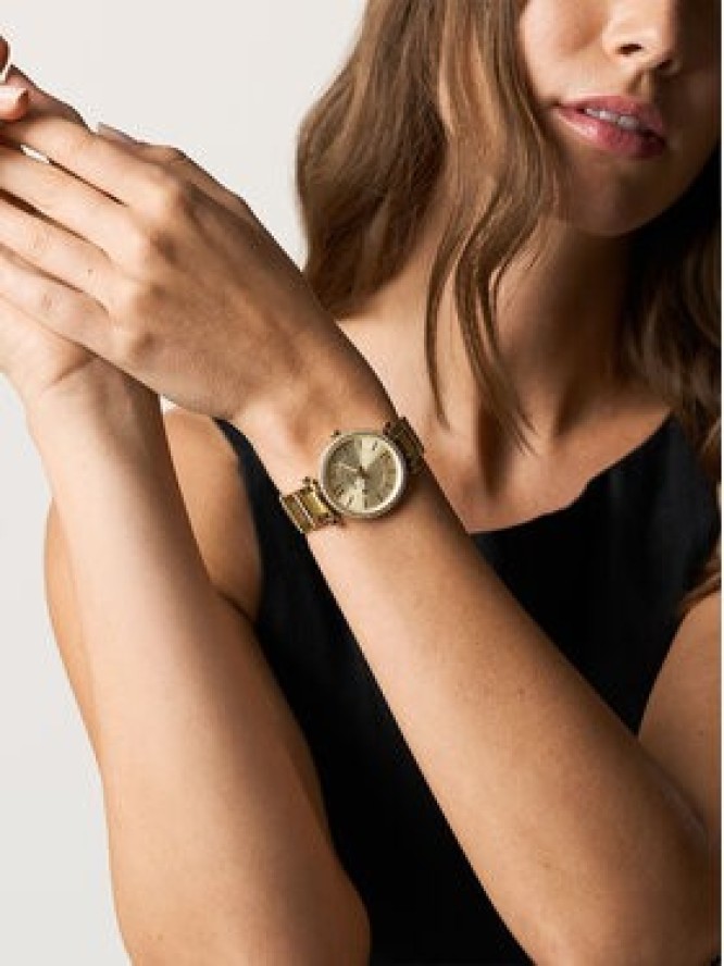Fossil Zegarek Carlie ES5465 Złoty
