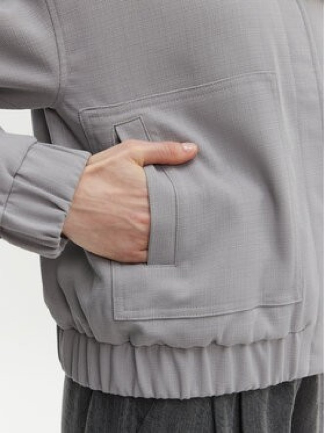 Pieces Kurtka bomber Annie 17150150 Szary Regular Fit