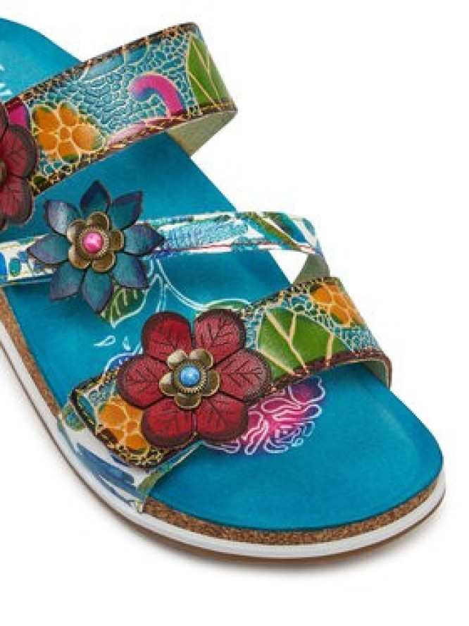 Laura Vita Klapki Brcyano 16 Niebieski