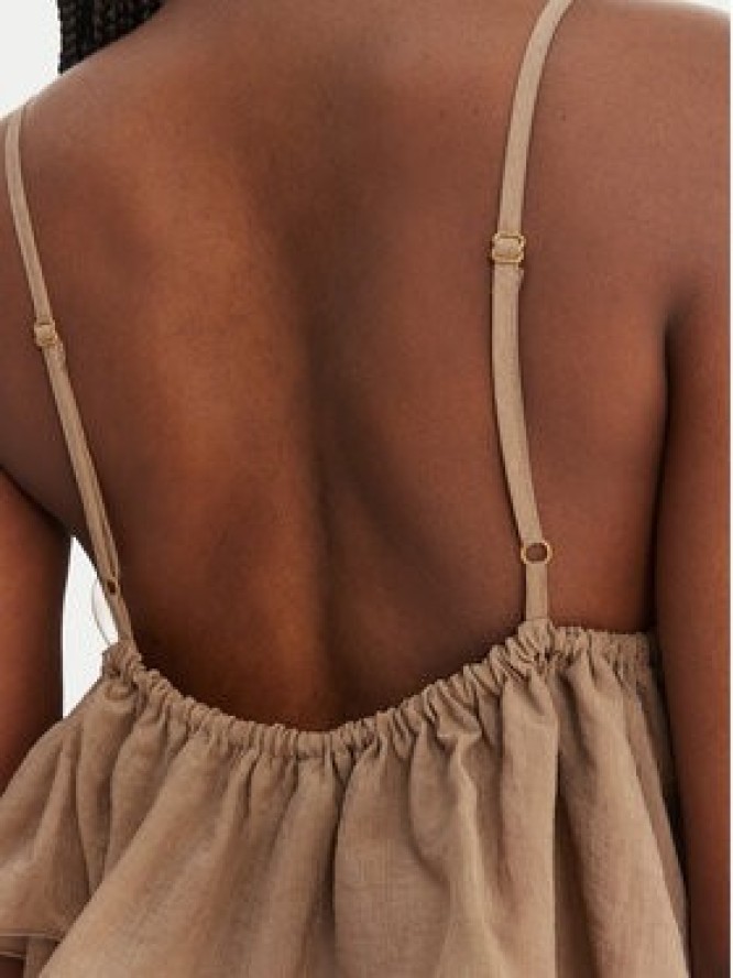 Eleh Sukienka letnia SS260198 Beżowy Relaxed Fit