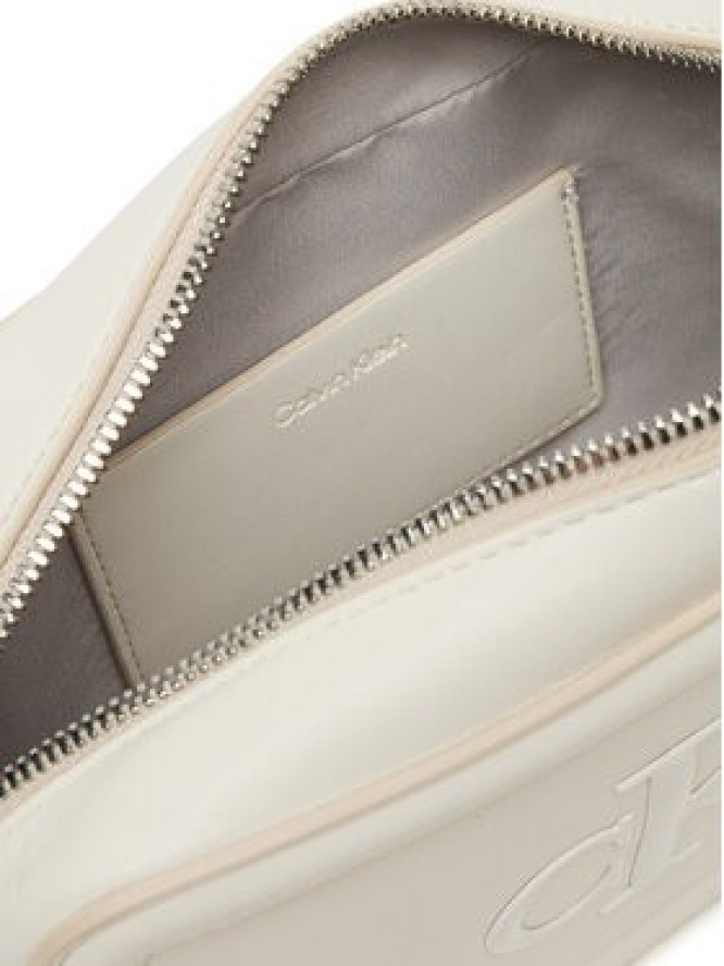 Calvin Klein Torebka Bold Ck Camera Bag LV04F3220G Biały