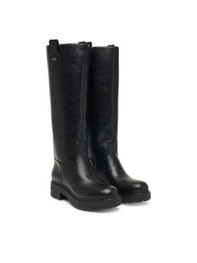 Armani Exchange Kozaki XW003089 AF17451 UC001 Czarny