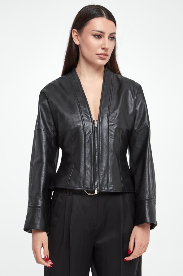 Kurtka damska skórzana Daily MARELLA