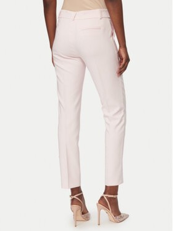 Rinascimento Spodnie materiałowe CFC0128638003 Różowy Slim Fit