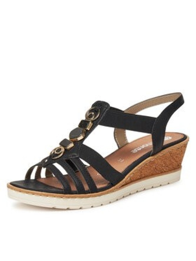 Remonte Sandały R6264-00 Czarny