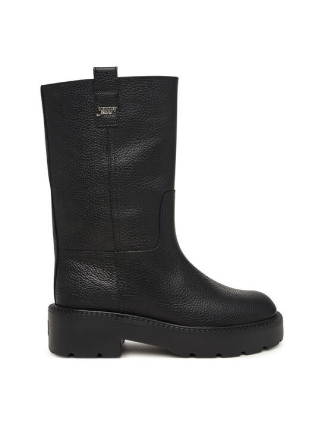 Tommy Jeans Kozaki Tjw Tubular Mid Boots EN0EN03111 Czarny