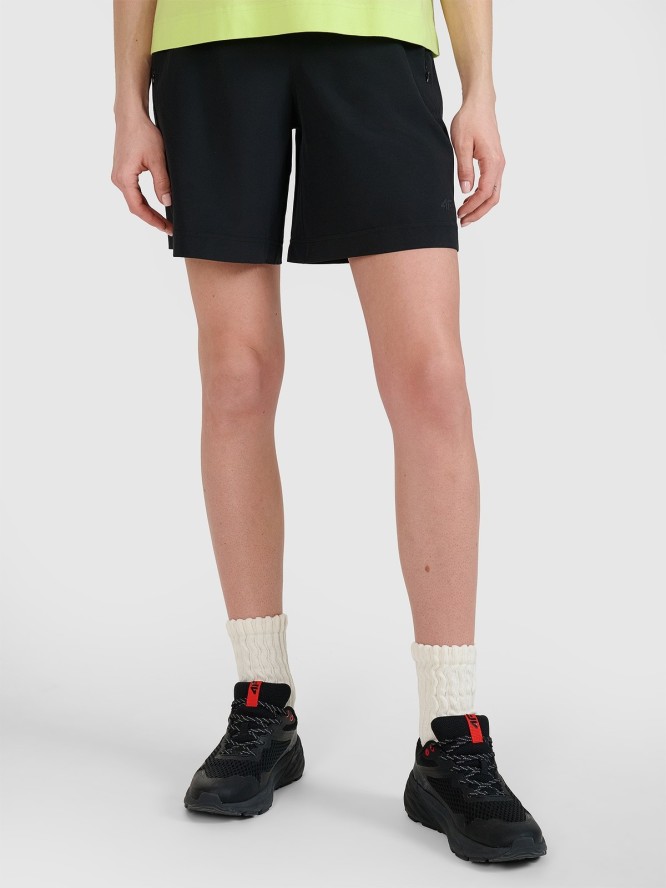 4F Spodenki plażowe damskie - czarne M