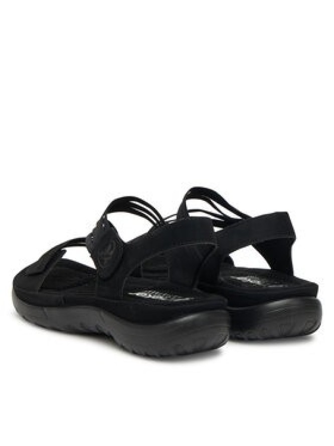 Rieker Sandały 64870-02 Czarny