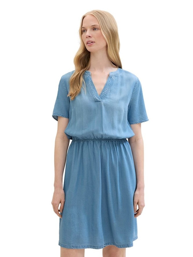 Tom Tailor Sukienka w kolorze błękitnym rozmiar: 38