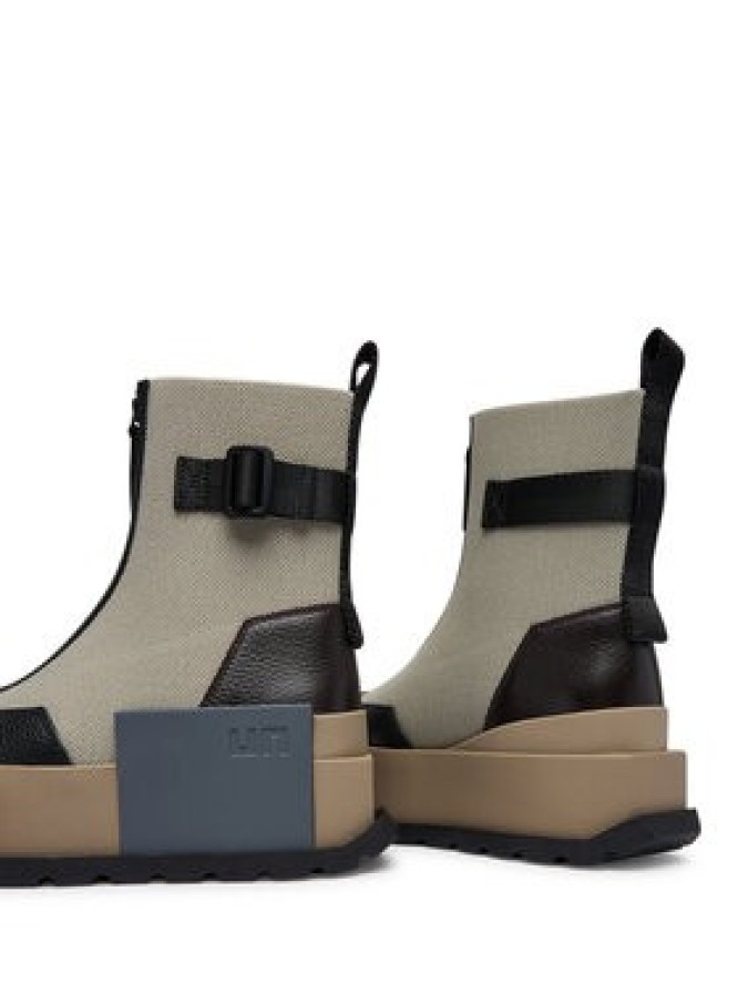 United Nude Botki Roko Bootie III 11044161165 Brązowy ciemny