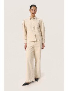 Soaked in Luxury Koszula w kolorze beżowym rozmiar: M