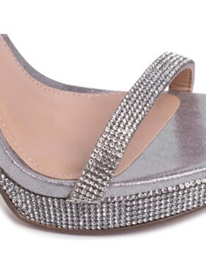 Steve Madden Sandały Milano-R SM11000897-02003-998 Srebrny