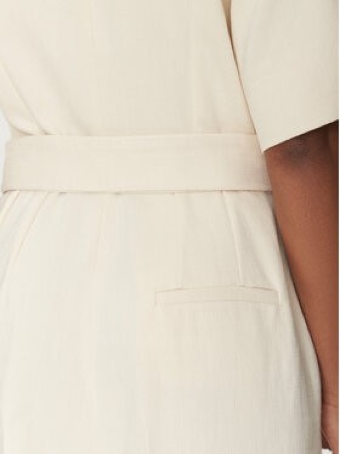 Marella Kombinezon Banana 2513241011 Biały Slim Fit