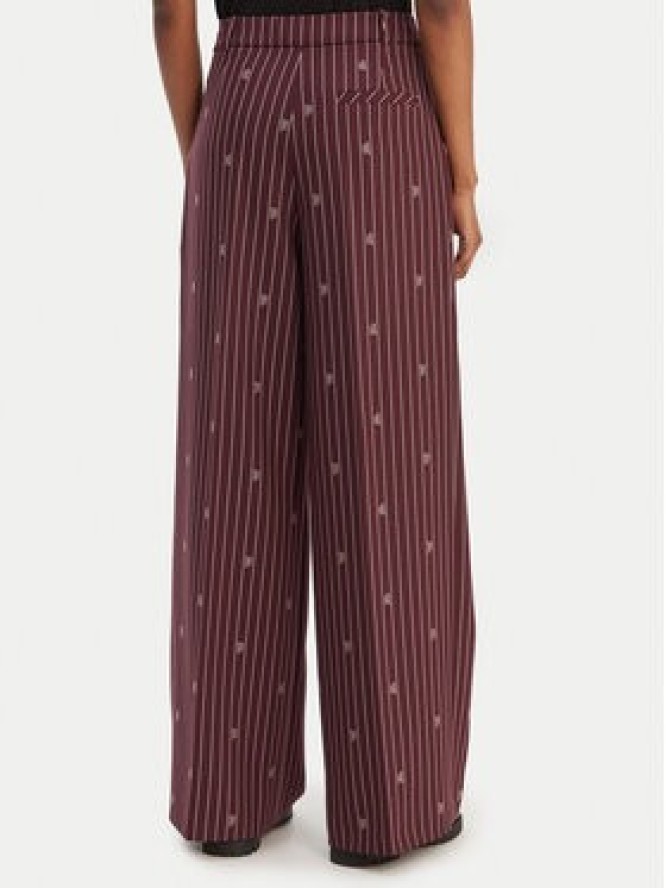 HUGO Spodnie materiałowe Haviri 50554419 Bordowy Relaxed Fit