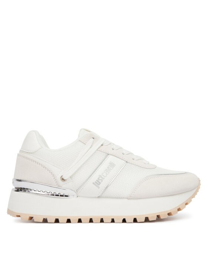 Just Cavalli Sneakersy 80RA3SJ1 ZSE48 Biały