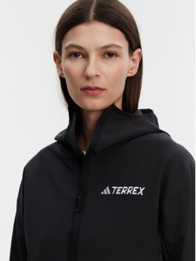 adidas Kurtka softshell Terrex Multi IX1487 Czarny Regular Fit