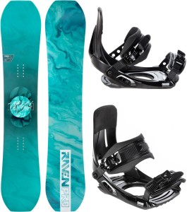 Zestaw Deska snowboardowa Raven PRO Marble Carbon + wiązanai Croxer MP180