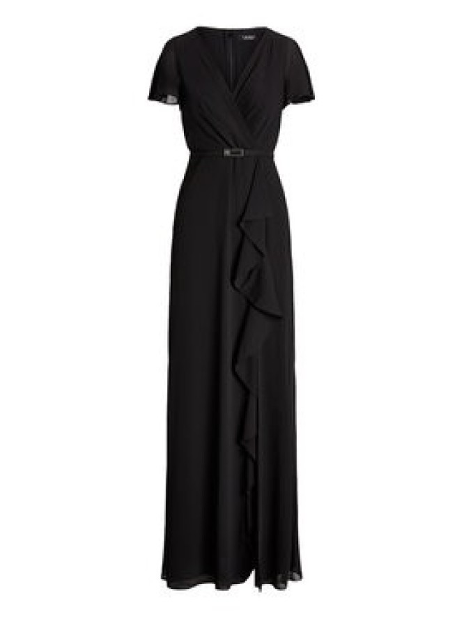 LAUREN RALPH LAUREN Sukienka wieczorowa 253909447001 Czarny Regular Fit