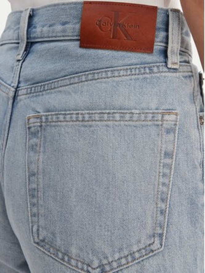 Calvin Klein Jeans Szorty jeansowe LV047F766G Niebieski Relaxed Fit