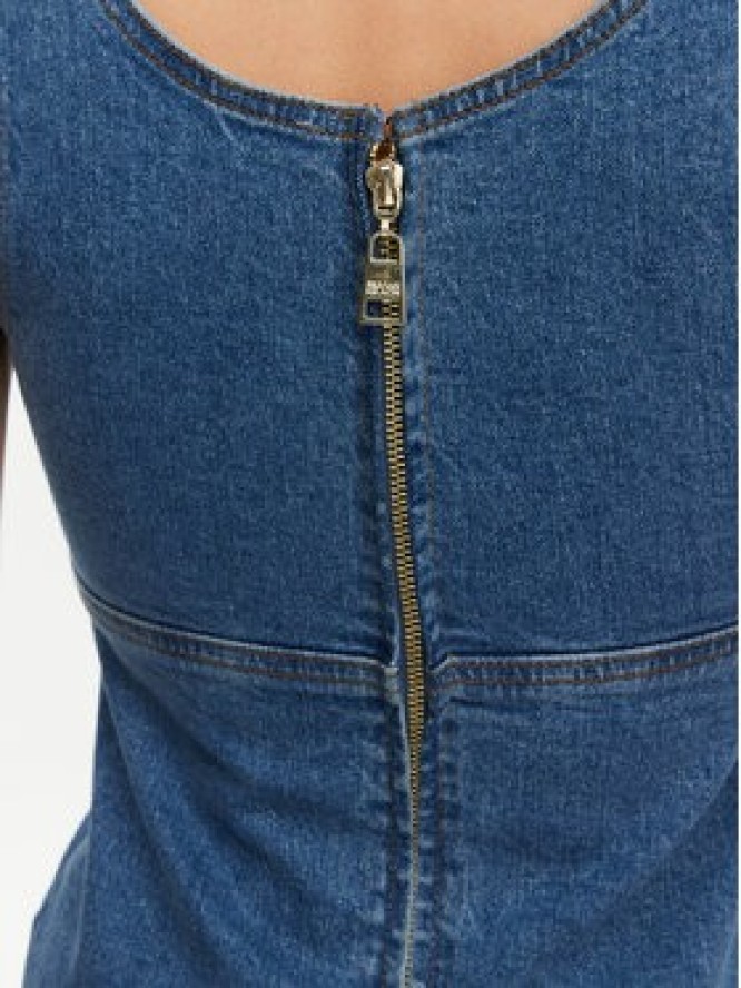 Silvian Heach Sukienka jeansowa GPP25298VE Niebieski Slim Fit