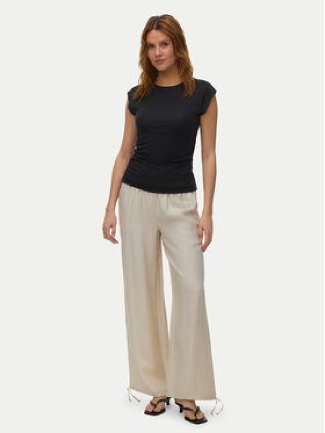 Vero Moda T-Shirt Avasarah 10342876 Czarny Slim Fit