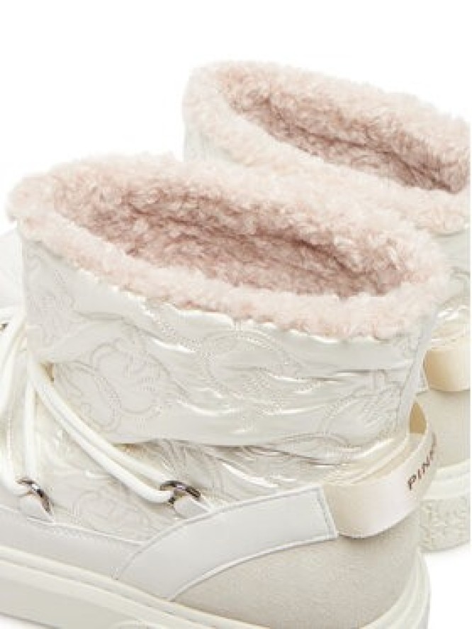 PINKO Śniegowce Yoko 19 SS0101T036 Écru