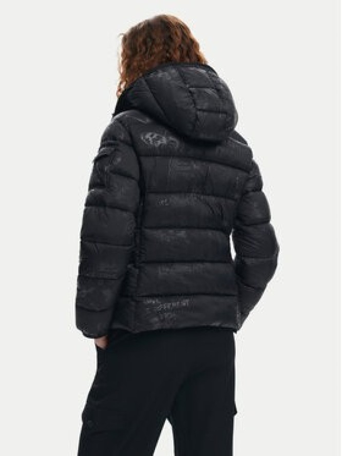 Desigual Kurtka zimowa Drammen 24WWEWBM Czarny Regular Fit