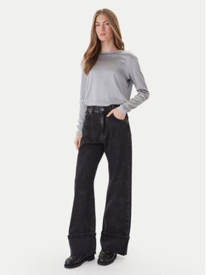 ViCOLO Bluzka TF0244 Szary Regular Fit