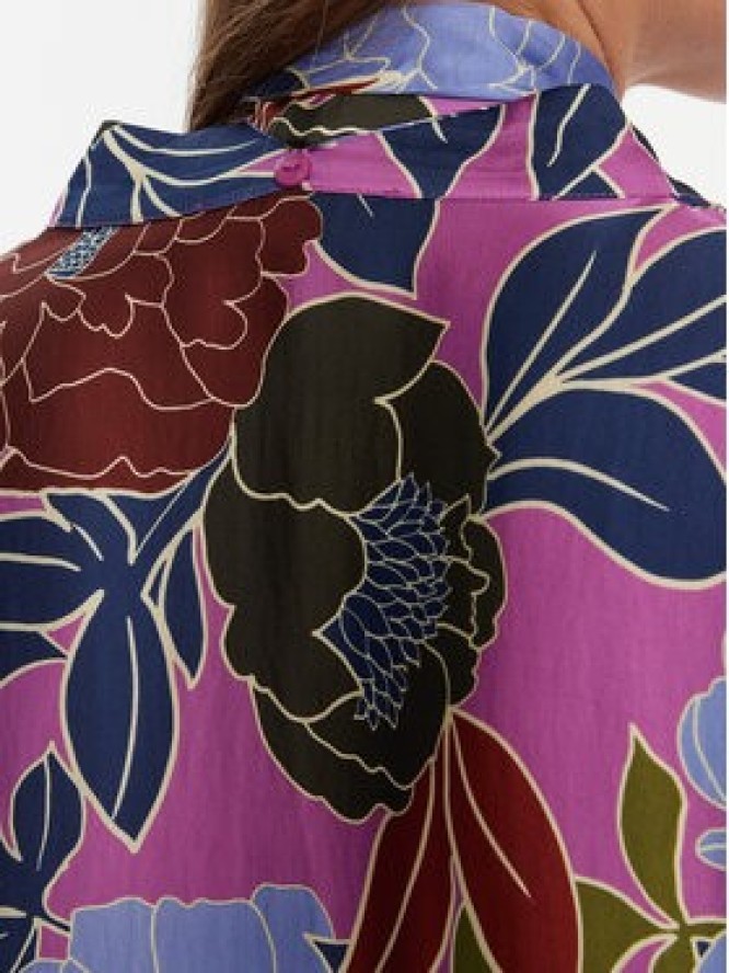Lola Casademunt by Maite Koszula MF2515003 Fioletowy Loose Fit