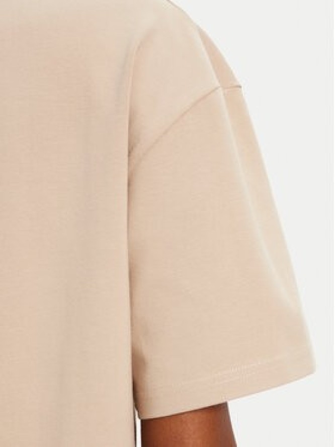 HUGO T-Shirt 50490593 Beżowy Relaxed Fit