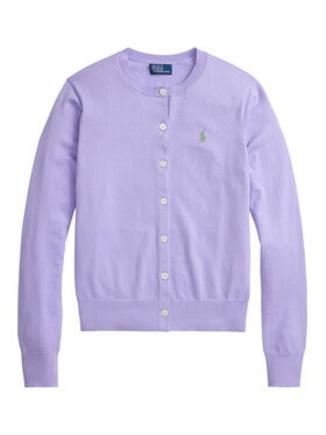 Polo Ralph Lauren Kardigan 211971871505 Fioletowy jasny Regular Fit