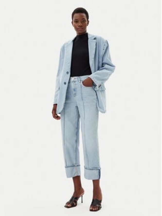 Liu Jo Marynarka UA5210 D4854 Błękitny Relaxed Fit