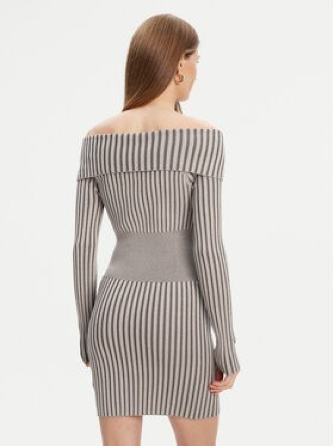 Guess Sukienka dzianinowa W5YK28 Z30I2 Szary Slim Fit
