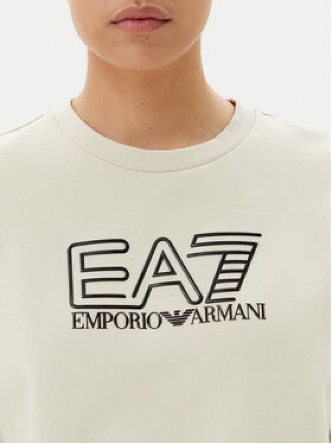 EA7 Emporio Armani Bluza 7W000100 AF10377 U1079 Beżowy Loose Fit