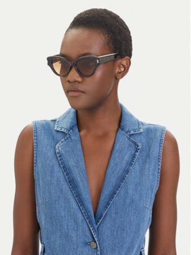 Pieces Okulary przeciwsłoneczne Tina 17156911 Brązowy