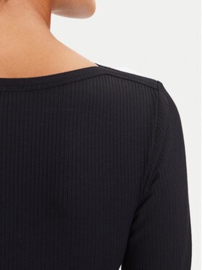 Tommy Hilfiger Bluzka WW0WW47309 Czarny Slim Fit