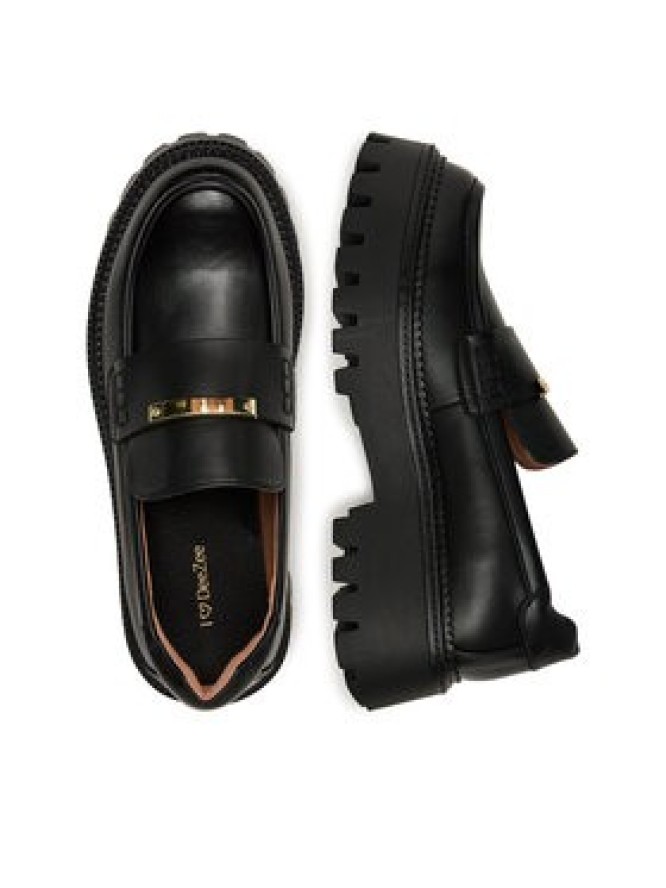 DeeZee Loafersy HY19001-2 Czarny
