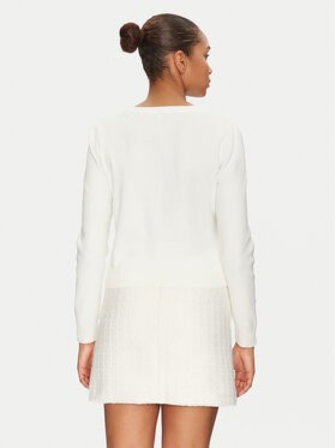 Morgan Sweter 251-MPERLA Biały Regular Fit