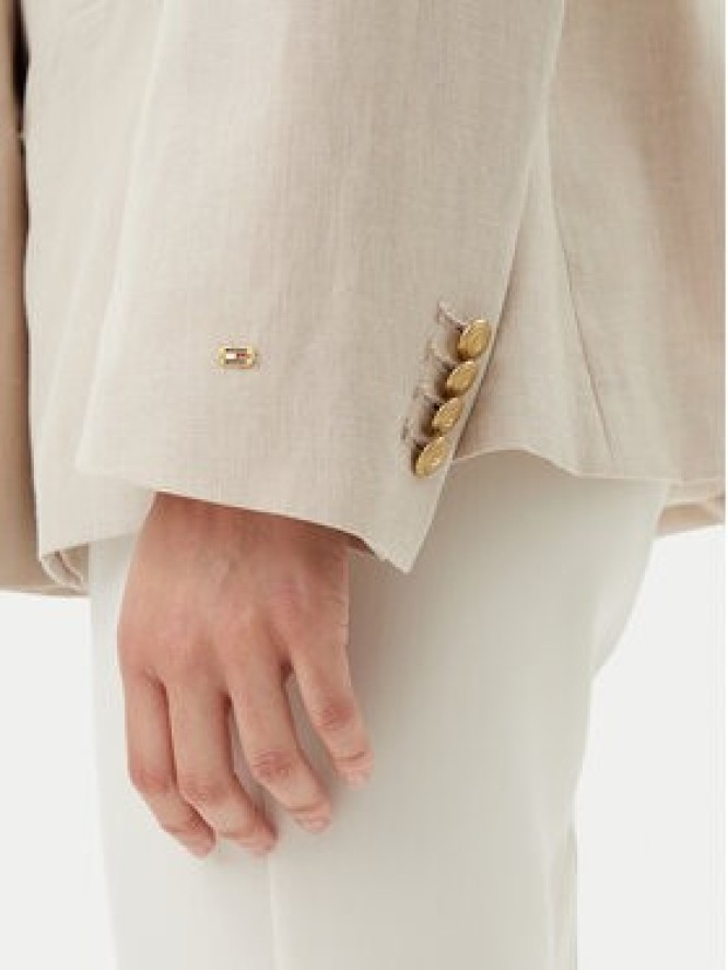 Tommy Hilfiger Marynarka WW0WW45466 Beżowy Regular Fit