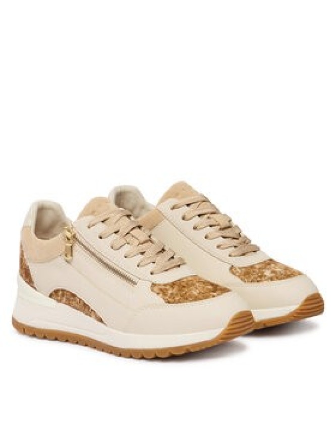 Geox Sneakersy D Desya D6600A 085QS C1122 Złoty