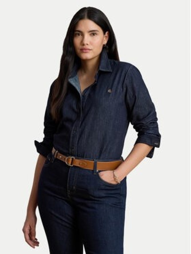 LAUREN RALPH LAUREN Koszula jeansowa 200B20825001 Granatowy Regular Fit