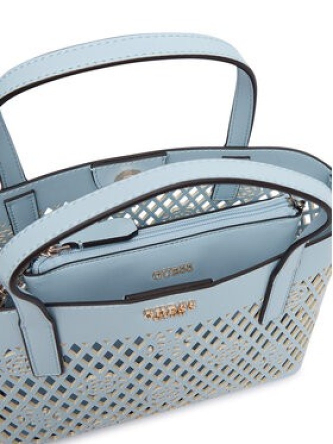 Guess Torebka Letty Mini HWPG99 11750 Niebieski jasny