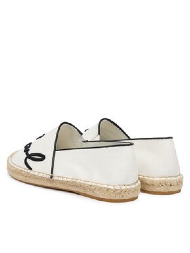 KARL LAGERFELD Espadryle Kamini KL80123R Biały