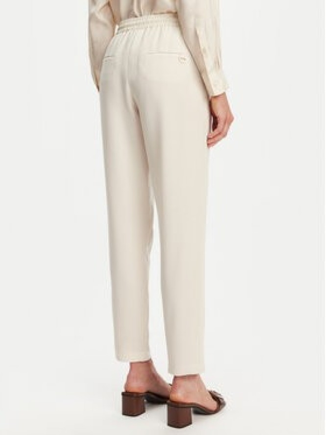 Marella Spodnie dresowe Abitata 2513131045 Écru Regular Fit