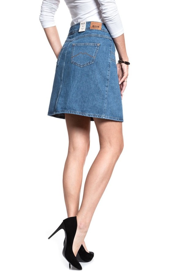 SPÓDNICA JEANSOWA MUSTANG Wrap Skirt 1007016 5000 680