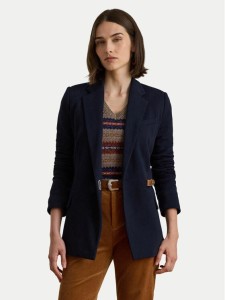 LAUREN RALPH LAUREN Marynarka 200980021001 Granatowy Straight Fit