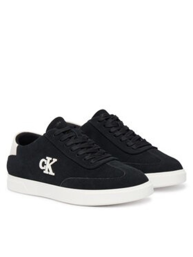 Calvin Klein Sneakersy Low Pro Cups Wt Suede Mg HW0HW03144 Czarny