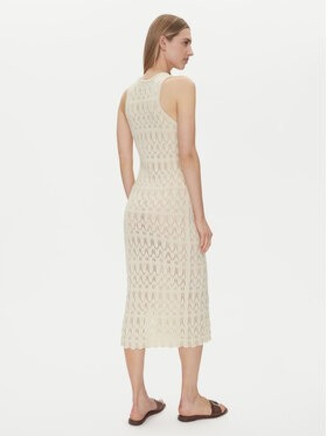 Vero Moda Sukienka letnia Fabienne 10317250 Beżowy Slim Fit