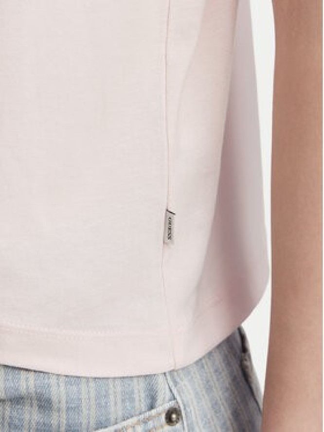 Guess Jeans T-Shirt W4YI05 K8HM0 Różowy jasny Boxy Fit